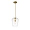 Z-Lite Joliet 1 Light Pendant, Olde Brass & Clear 473P9-OBR - alternate 2